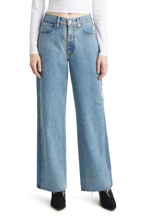 SLVRLAKE Grace Reworked Panelled Wide Leg Jeans Product Image