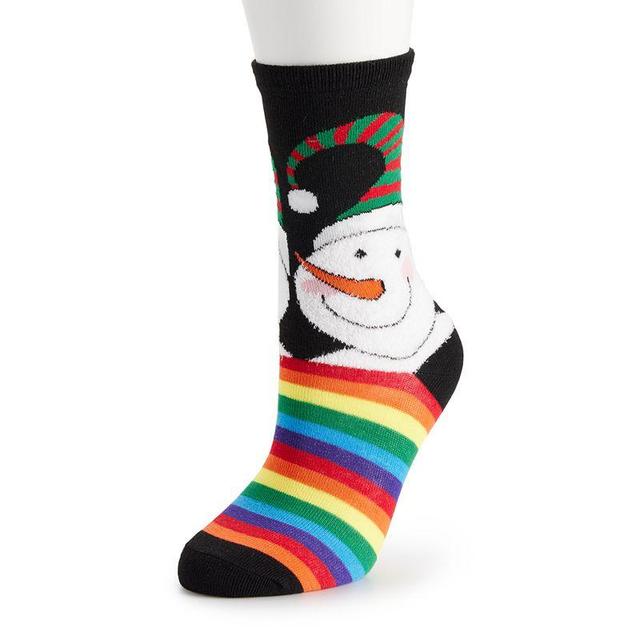 Womens Holiday Crew Socks Product Image