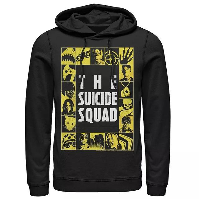 Mens The Suicide Squad Yellow Squares Logo Hoodie, Boys Product Image