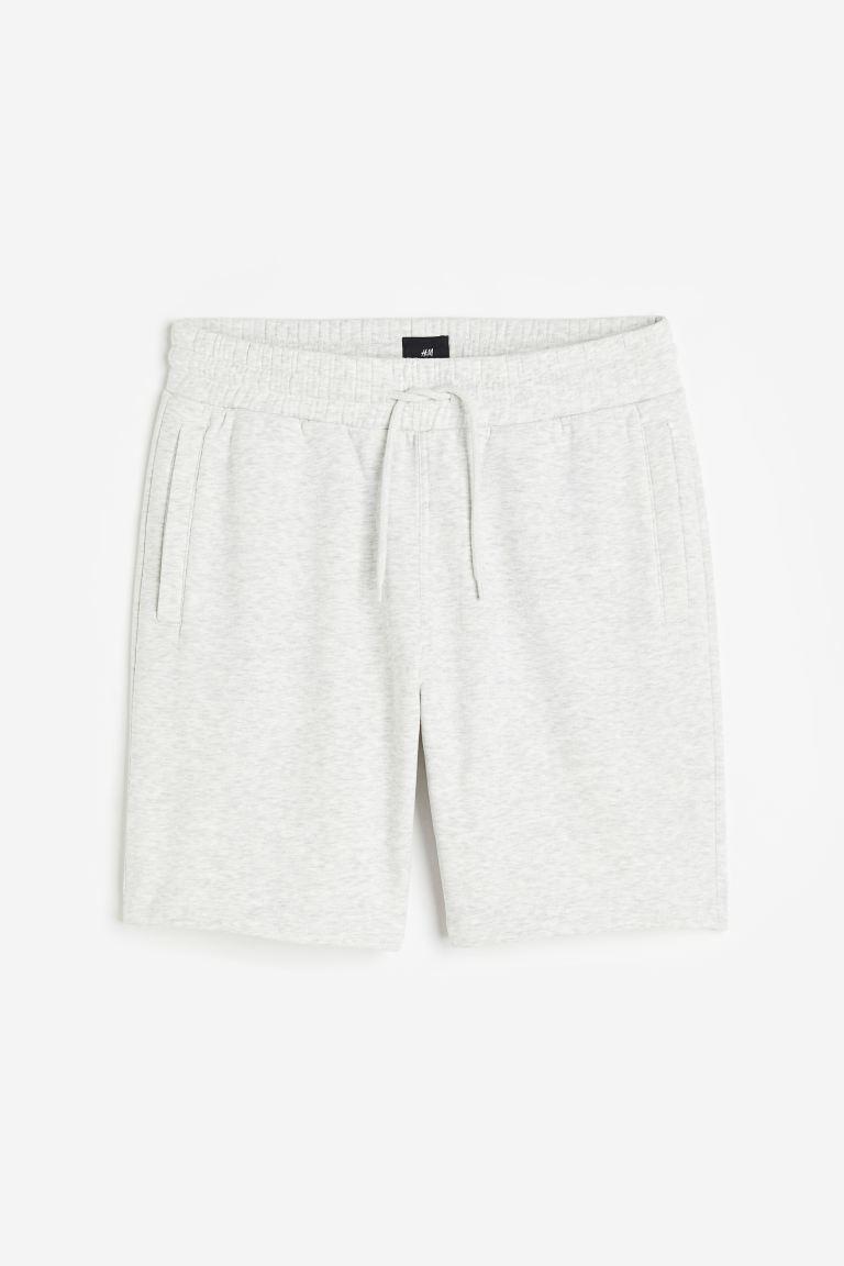 H & M - Regular Fit Sweatshorts - Gray Product Image