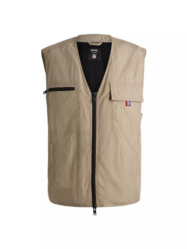 BOSS x NFL Water-Repellent Gilet Vest with Special Branding Product Image