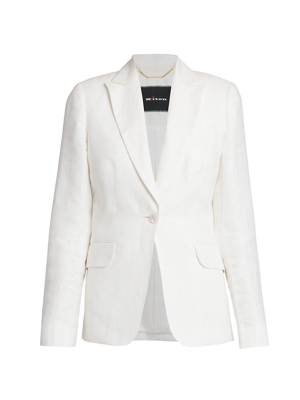 Womens Single-Breasted Blazer Product Image