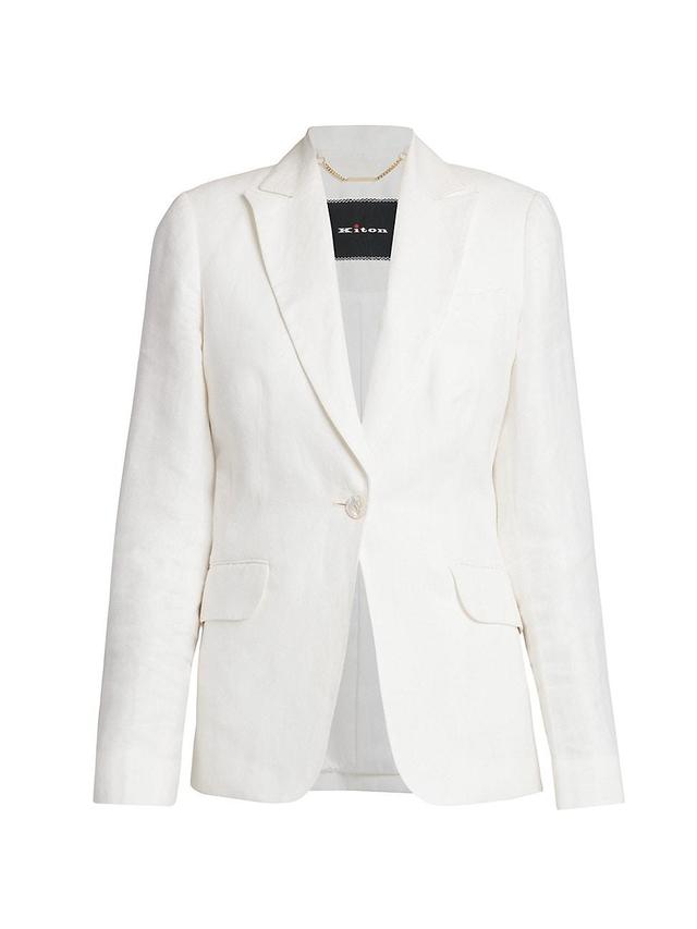 Womens Single-Breasted Blazer Product Image