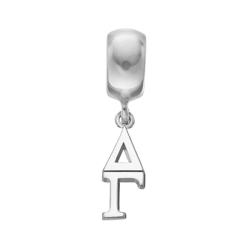 LogoArt Sterling Silver Delta Gamma Sorority Charm, Womens, Grey Product Image