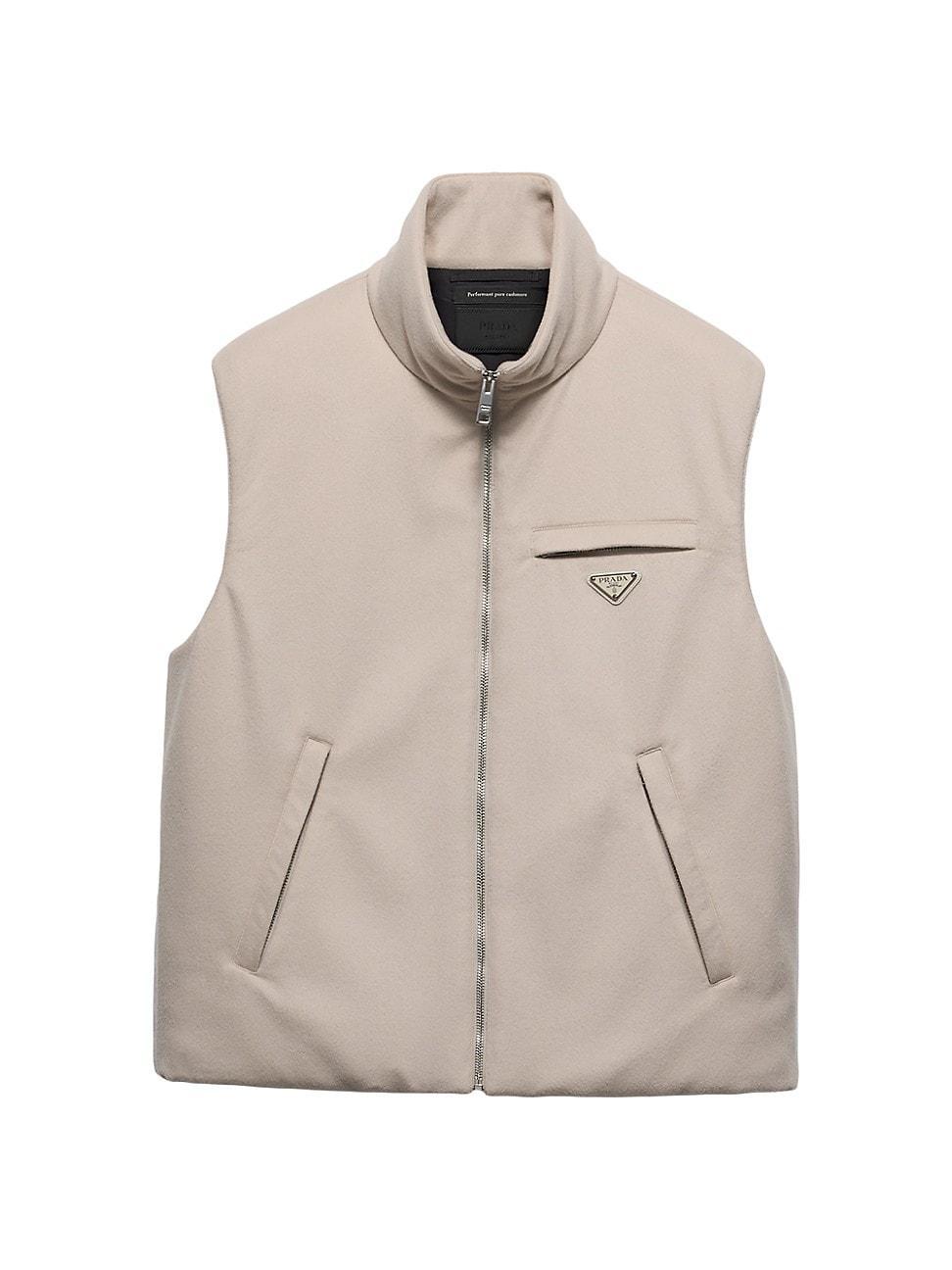 Mens Cashmere Down Vest Product Image