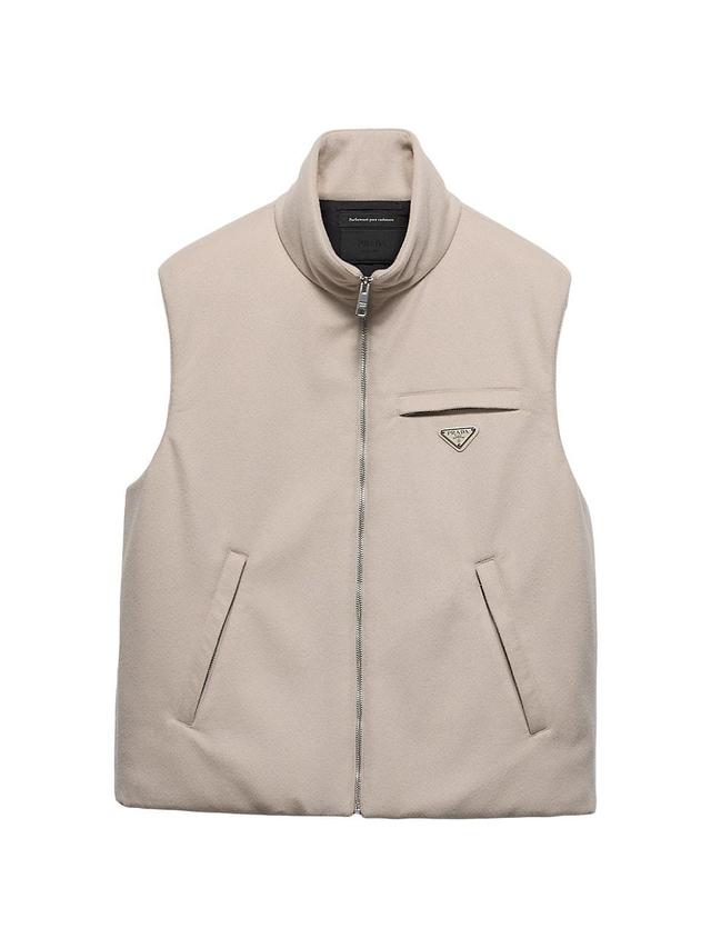 Mens Cashmere Down Vest Product Image