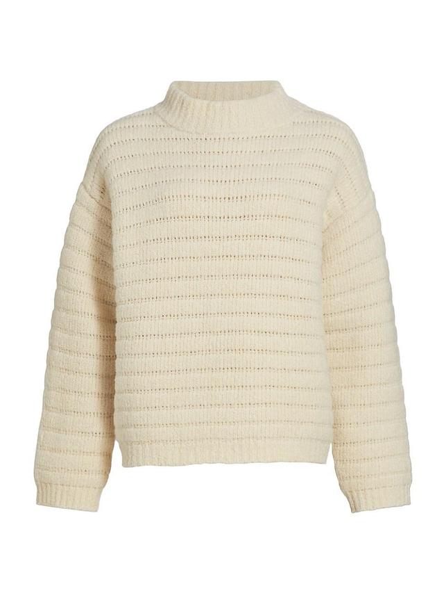 Womens Calto Pointelle-Knit Stripe Sweater Product Image