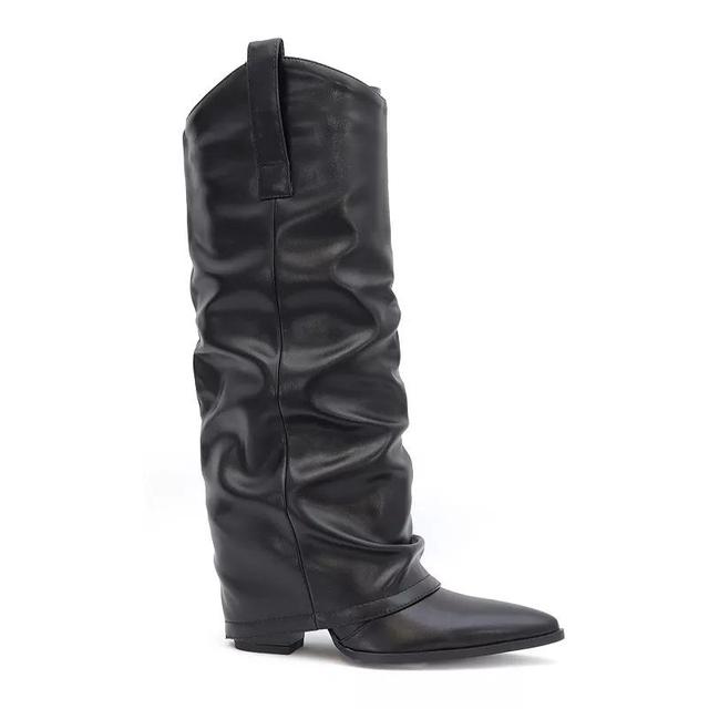 Yoki Kween Womens Western Boots With Pull Tabs Product Image