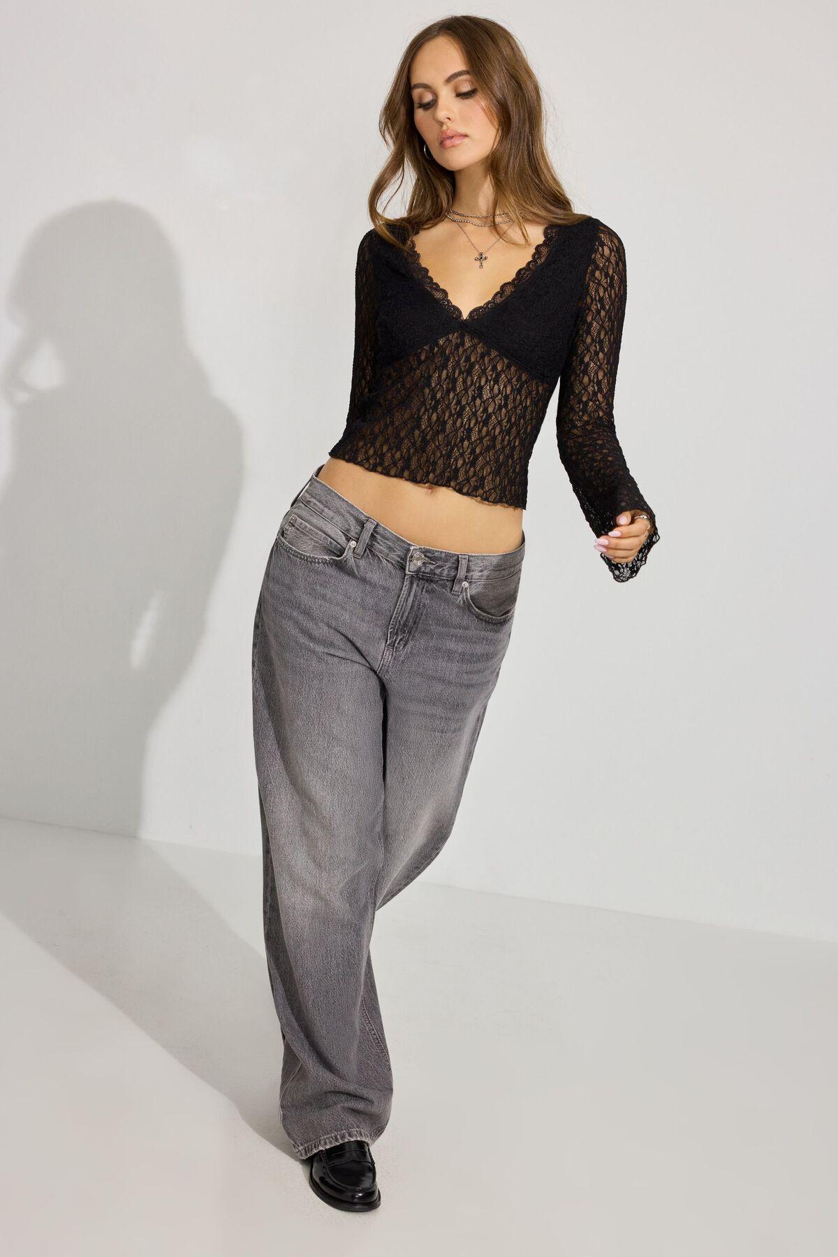 Lace Long Sleeve Top Product Image