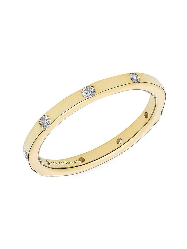 Womens Stardust 18K Yellow Gold & Diamond Ring Product Image