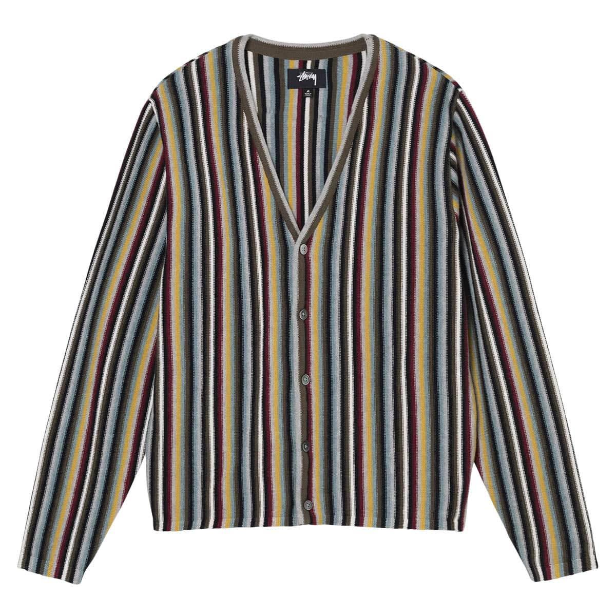 STRIPE PATTERN CARDIGAN Male Product Image