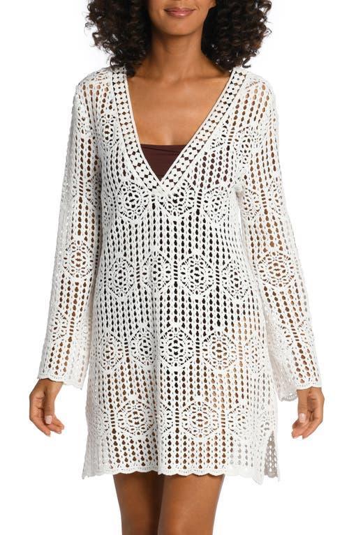 La Blanca Waverly Crochet Swim Cover Up Tunic Product Image