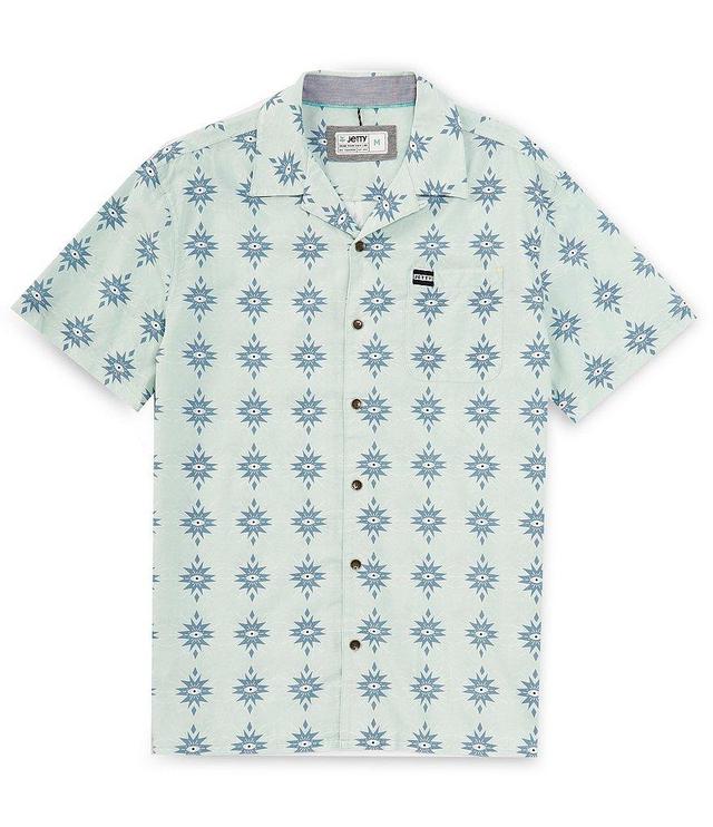 JETTY Dockside Party Short Sleeve Printed Woven Shirt Product Image