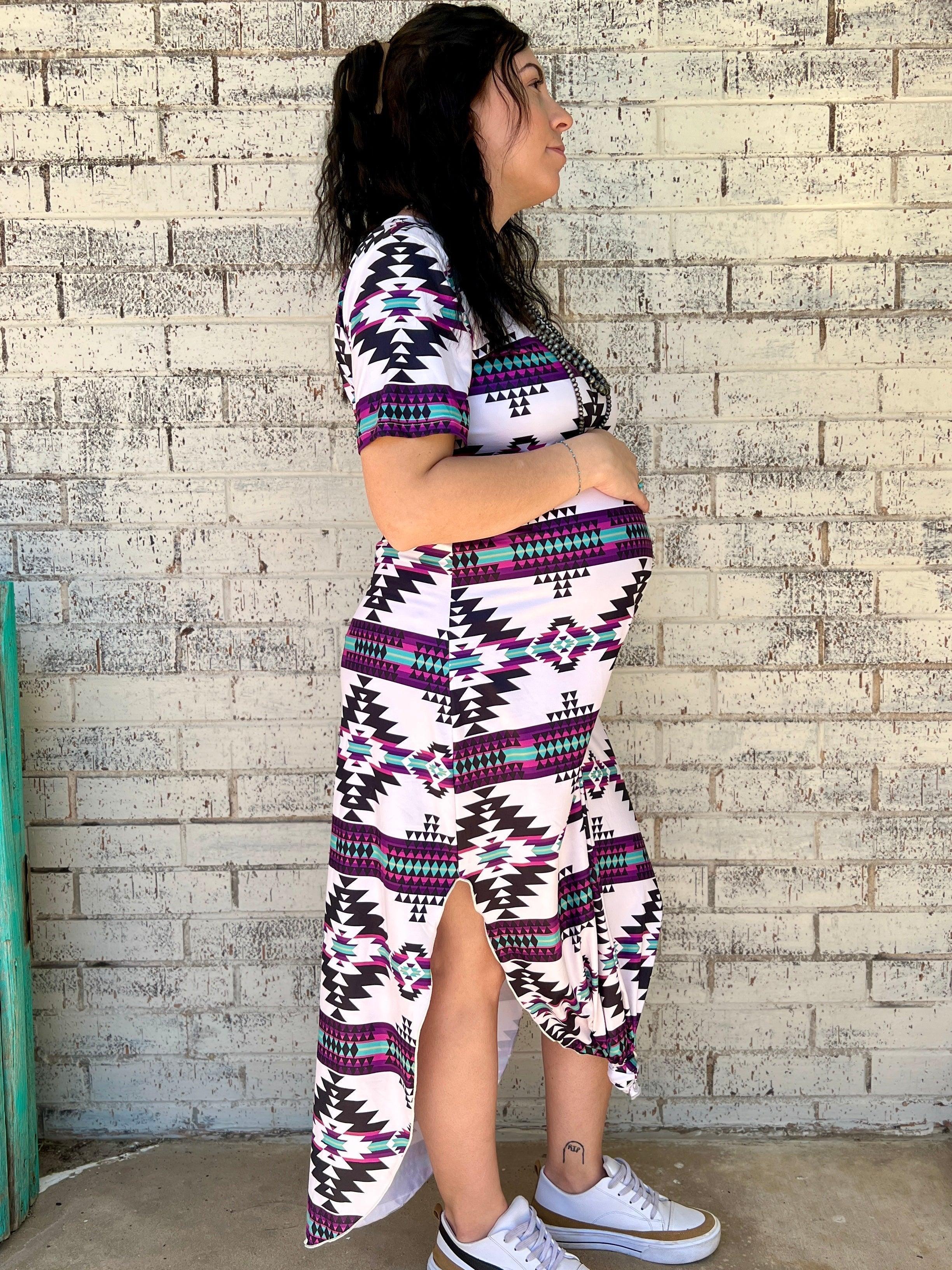 Aztec Outskirts Maxi Dress Product Image