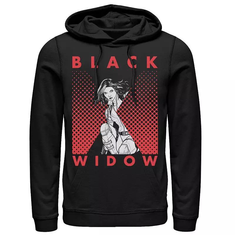 Mens Marvel Widow Halftone Hoodie Product Image