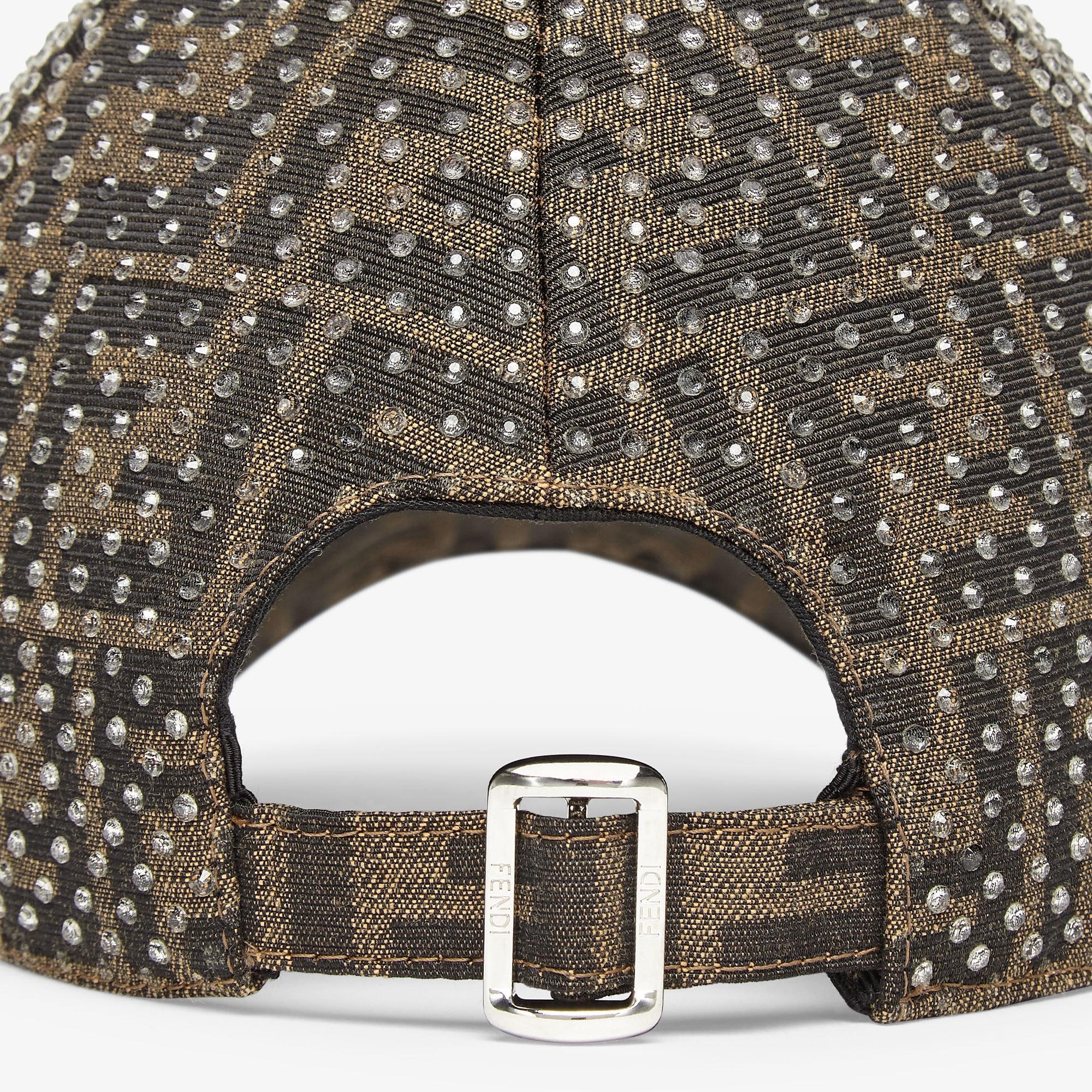 HatFF jacquard and rhinestone baseball cap Product Image