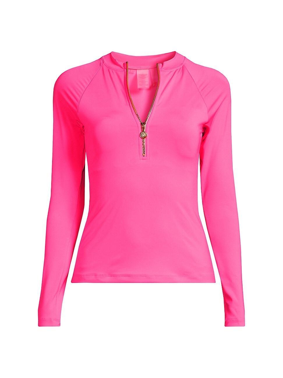 Womens Nayte Half-Zip Rashguard Top UPF 5 Product Image