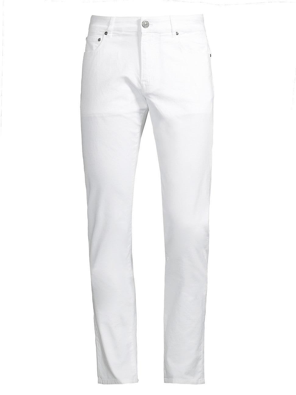 Mens Stretch Cotton Straight-Leg Jeans Product Image