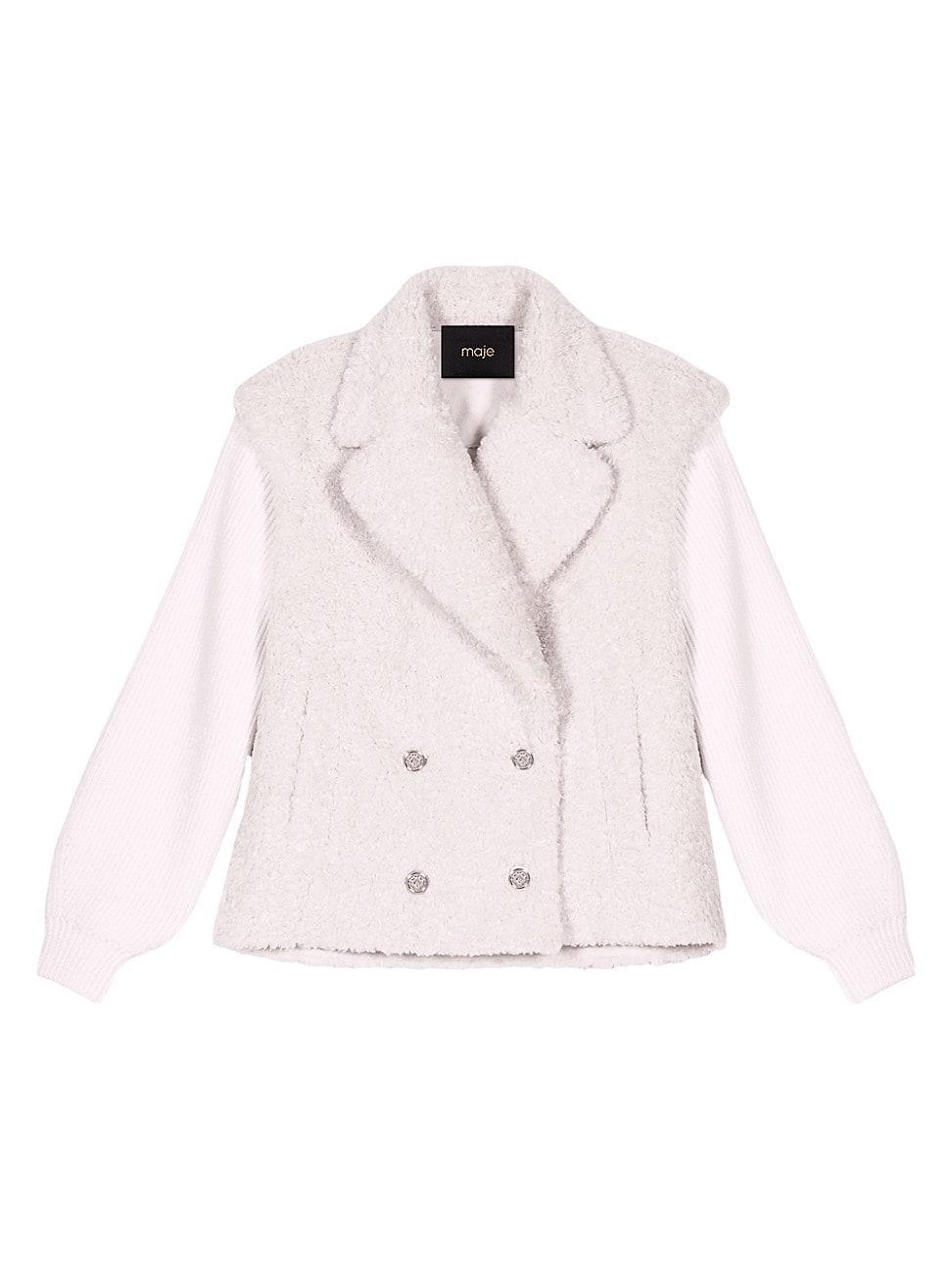 Womens Two-Material Jacket Product Image