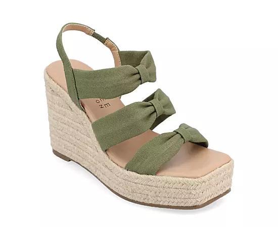 Journee Collection Womens Santorynn Platform Wedge Sandal Product Image