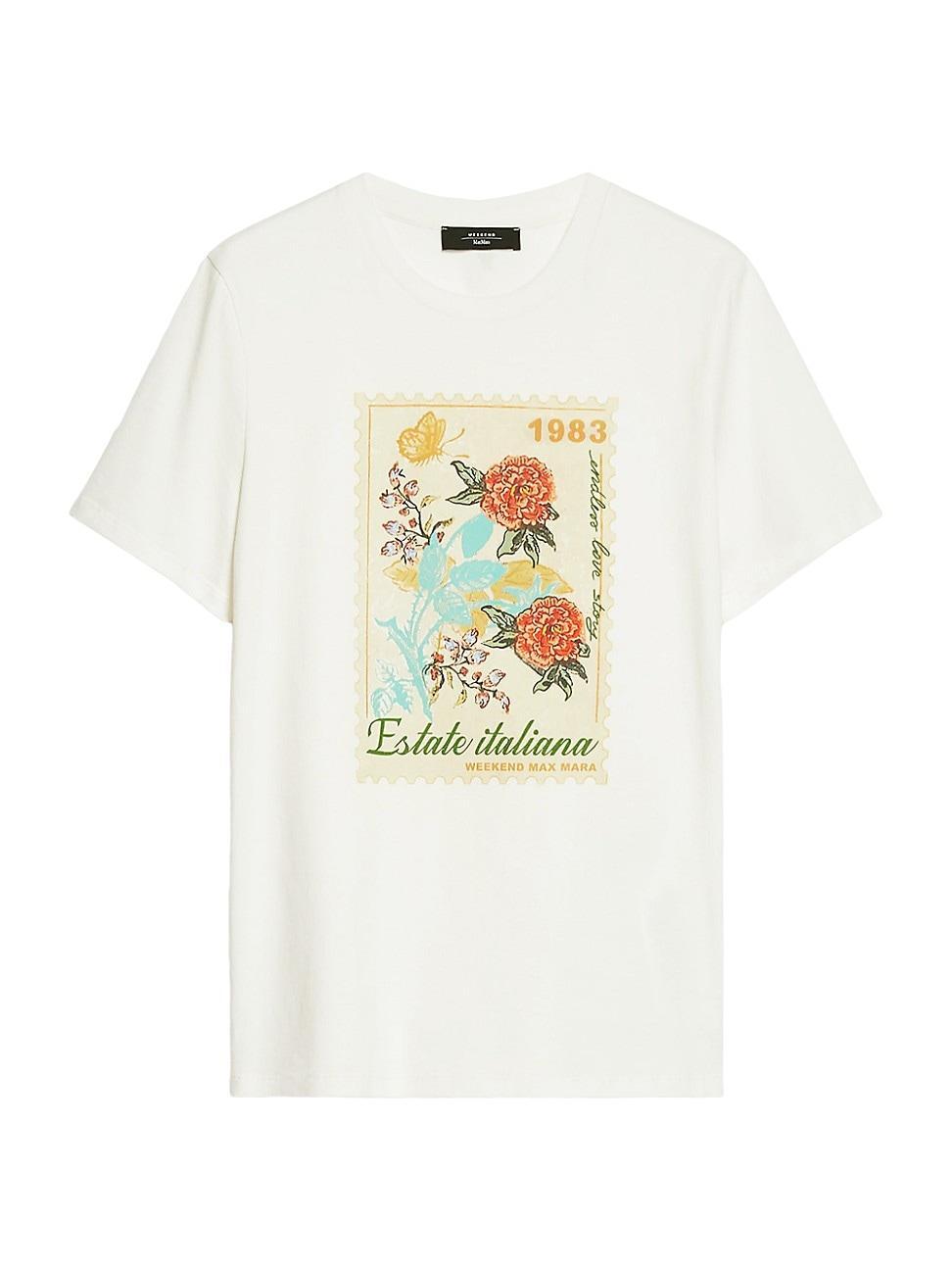 Womens Zirlo Floral Stamp T-Shirt Product Image