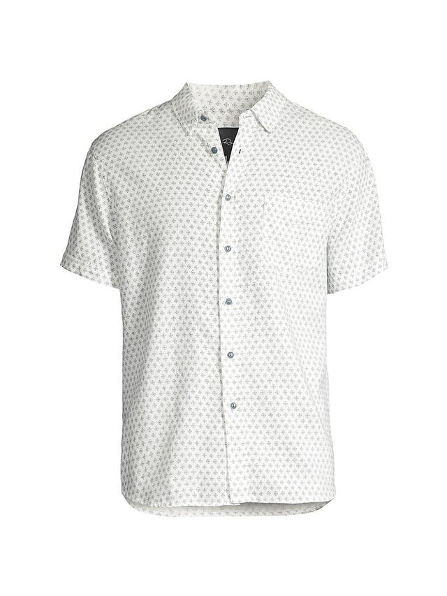 Mens Carson Linen-Blend Button-Down Product Image