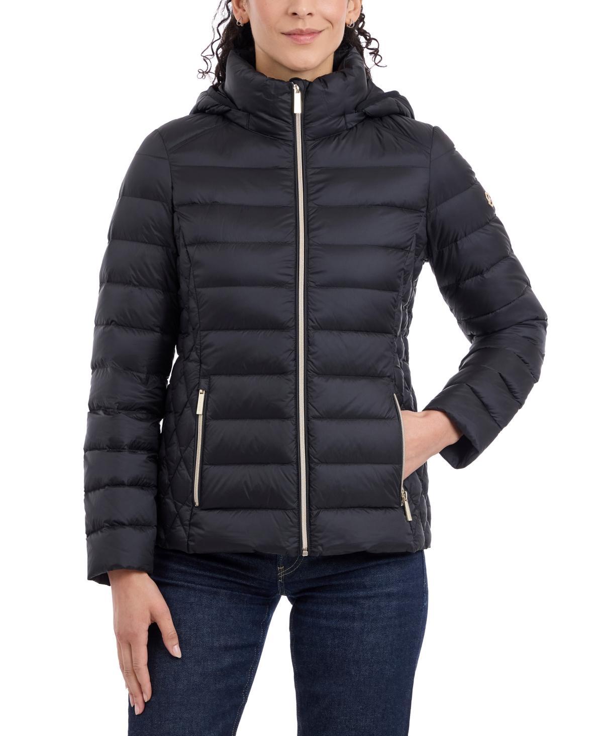 Michael Michael Kors Womens Hooded Packable Down Puffer Coat, Created for Macys Product Image