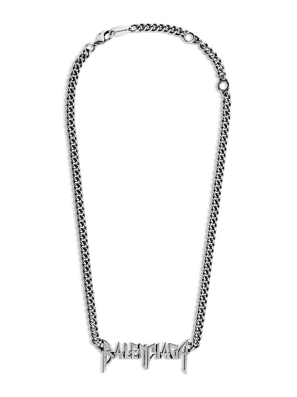 Womens Typo Metal Necklace Product Image