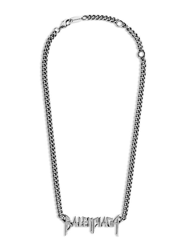 Womens Typo Metal Necklace Product Image