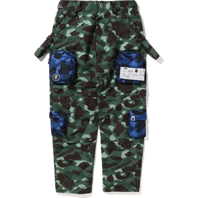 BAPE X UNDEFEATED MULTI POUCH POCKET PANTS MENS Male Product Image