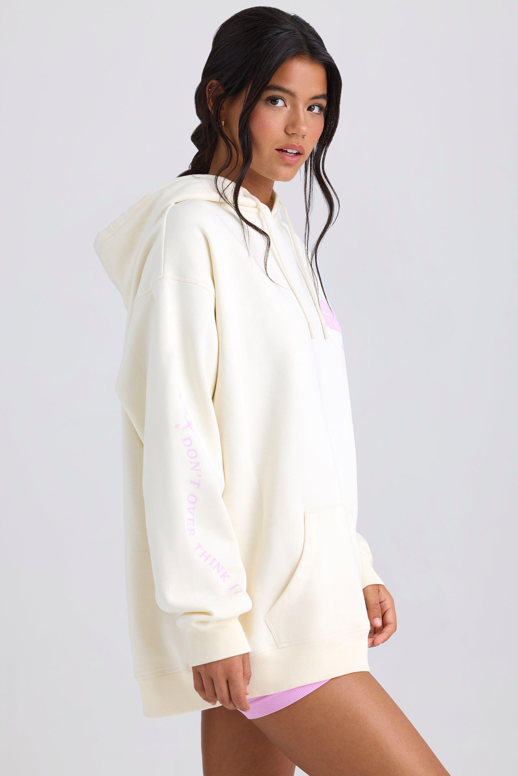 Oversized Hoodie in Eggshell Product Image