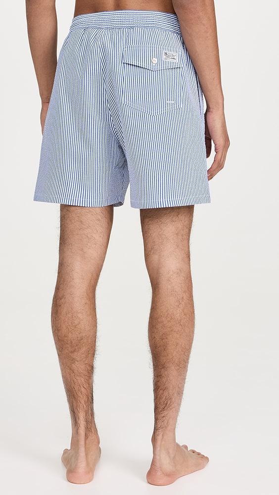 Polo Ralph Lauren Traveler Seersucker Swim Trunks | Shopbop Product Image