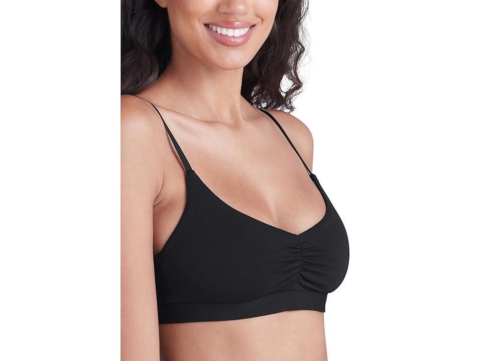 MeUndies Feel Free Ruched Bralette Women's Bra Product Image