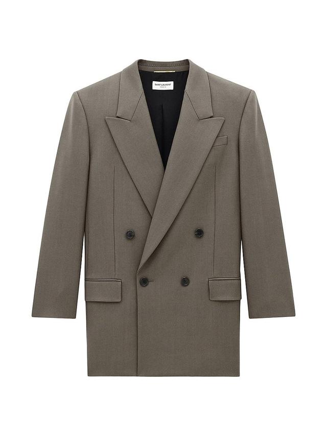 Womens Jacket in Wool Gabardine Product Image