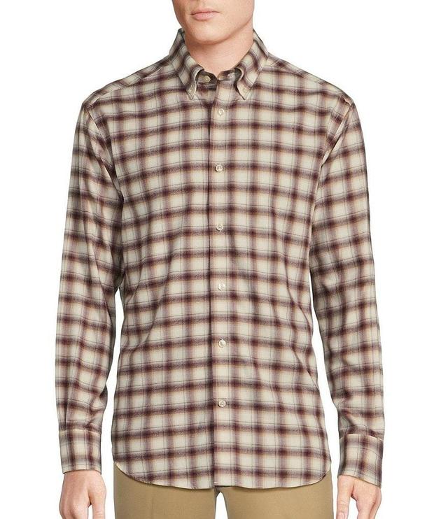 Daniel Cremieux Signature Label A Touch Of Cashmere Medium Plaid Long Sleeve Woven Shirt Product Image