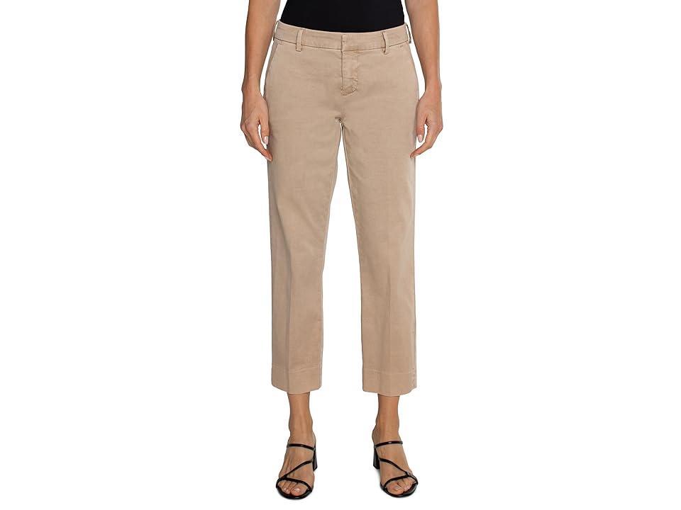 Liverpool Los Angeles Kelsey Straight Crop Pants Product Image