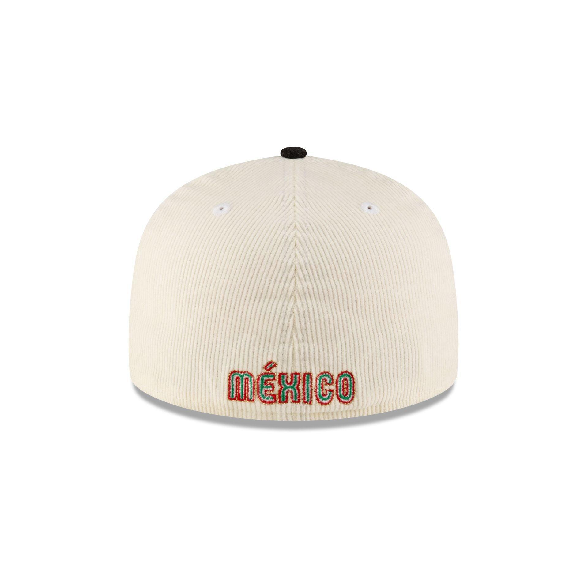 Mexico Baseball Chrome Black Corduroy 59FIFTY Fitted Hat Male Product Image