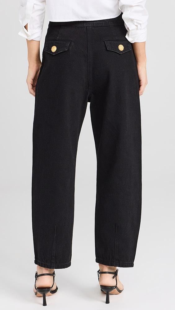 English Factory Cropped Denim Trousers | Shopbop Product Image