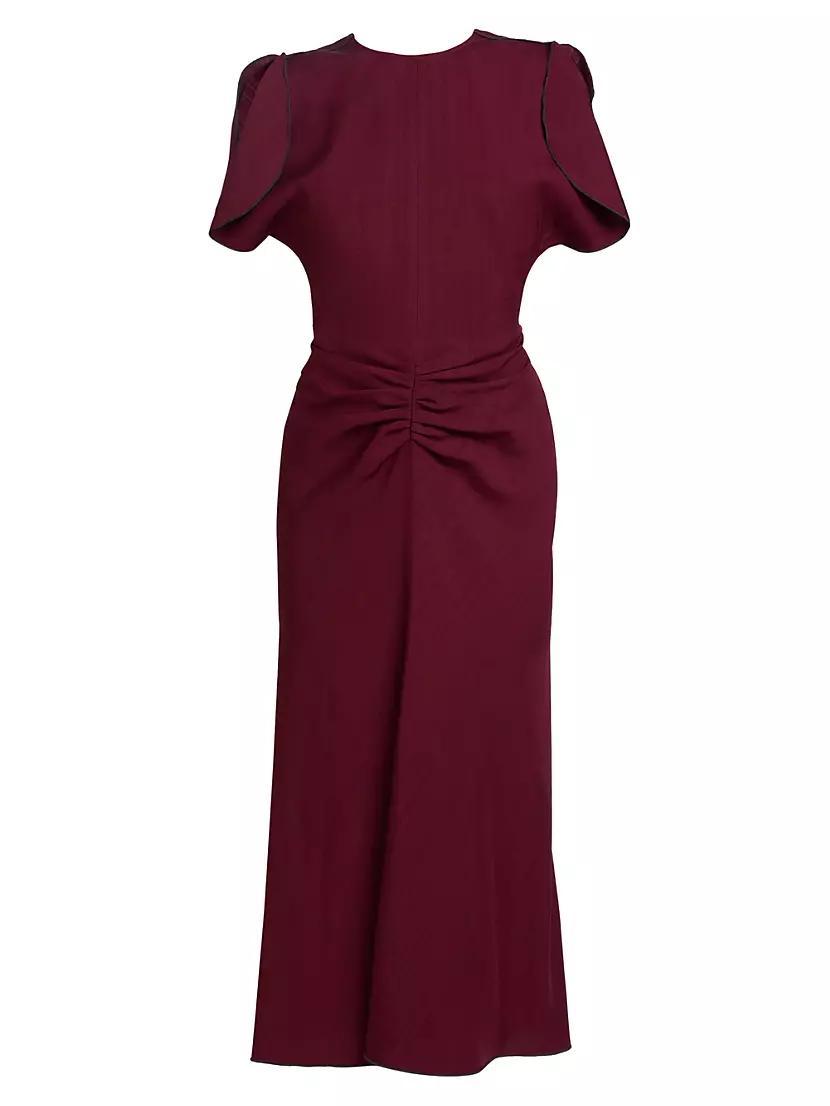 Gathered-Waist Midi-Dress product image