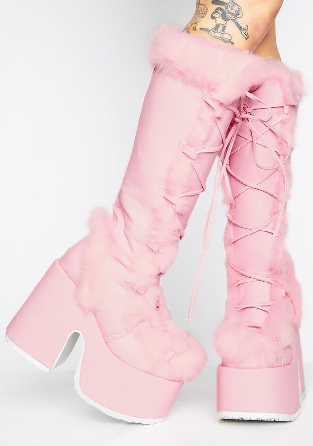 Pure Vigilance Platform Boots-Pink Male Product Image