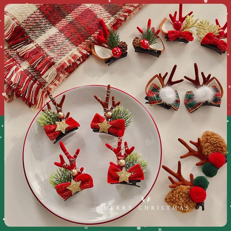 Christmas Party Hair Clip (Various Designs) / Set Product Image