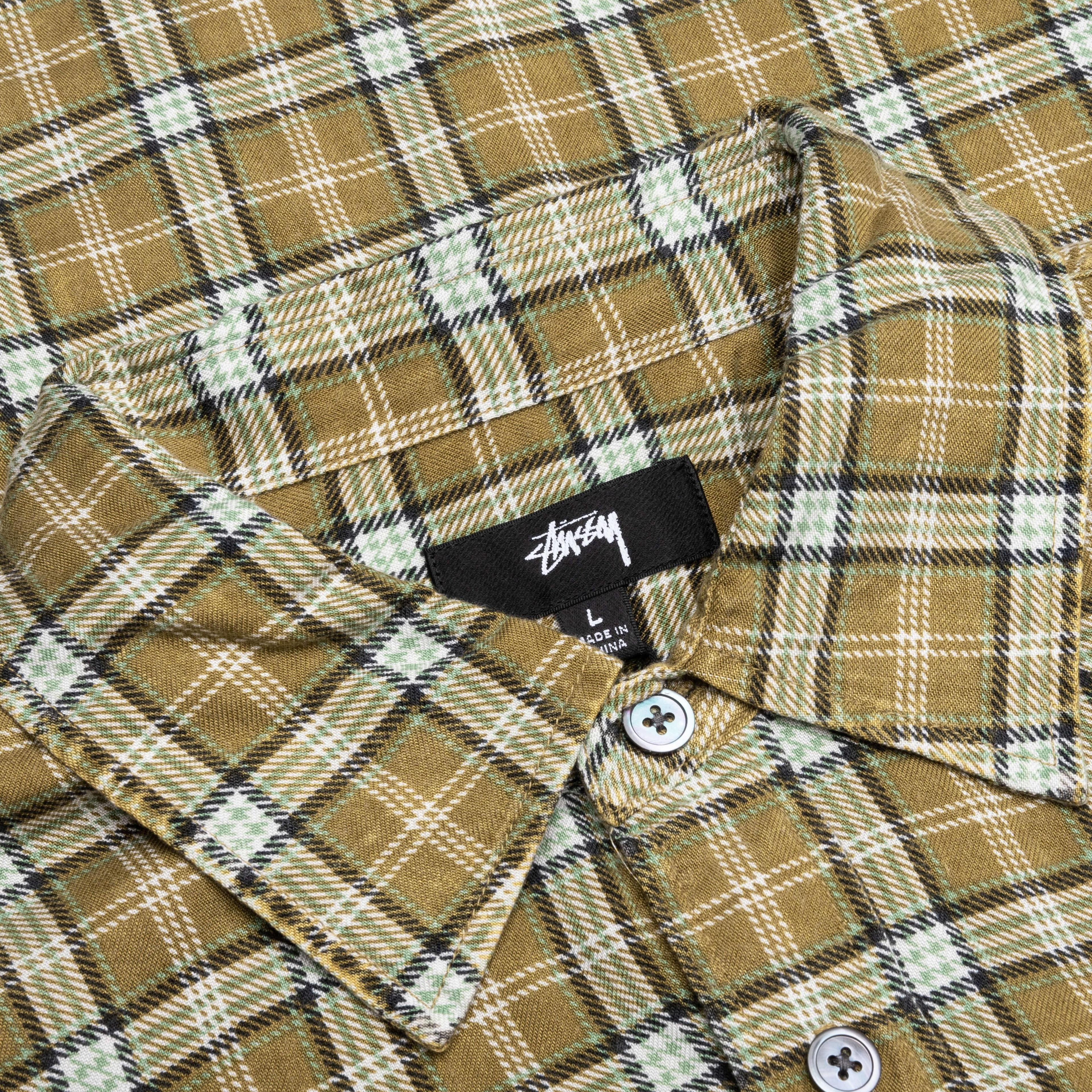 Matthew Plaid Shirt - Gold Male Product Image