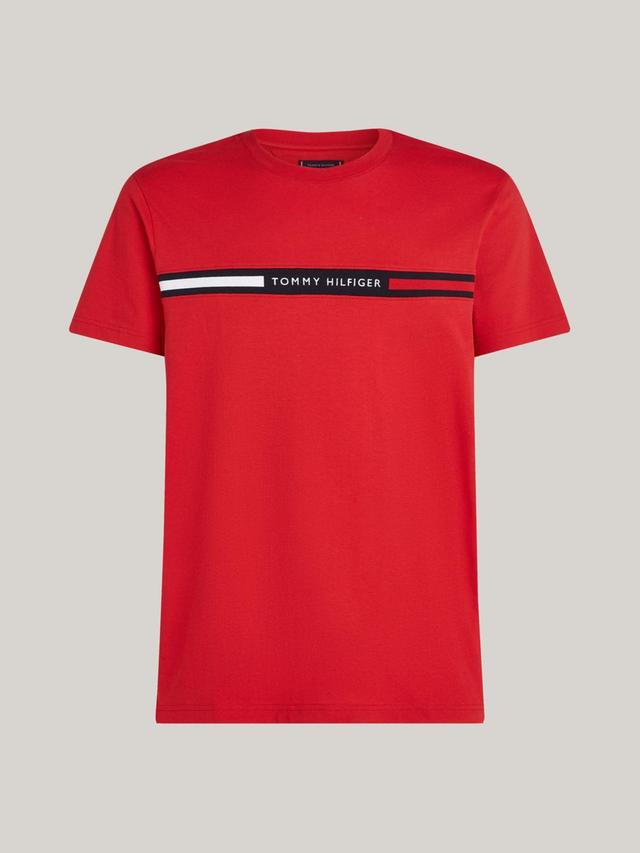 Tommy Hilfiger Men's Tommy Ribbed Inset Logo T-Shirt Product Image