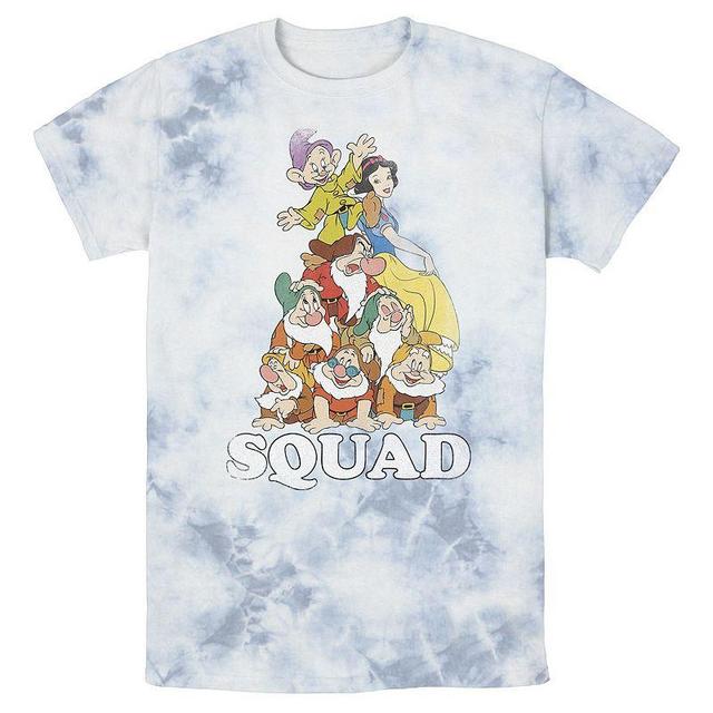 Mens Disney Snow White Seven Dwarves Squad Pile Bomabrd Wash Tee Product Image