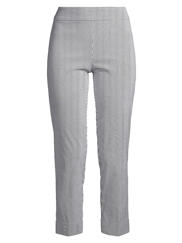 Womens Oliver Striped Slim Pants Product Image