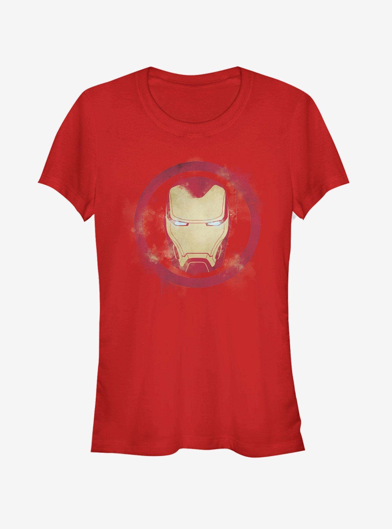 Marvel Avengers: Endgame Iron Man Spray Logo Girls T-Shirt Product Image