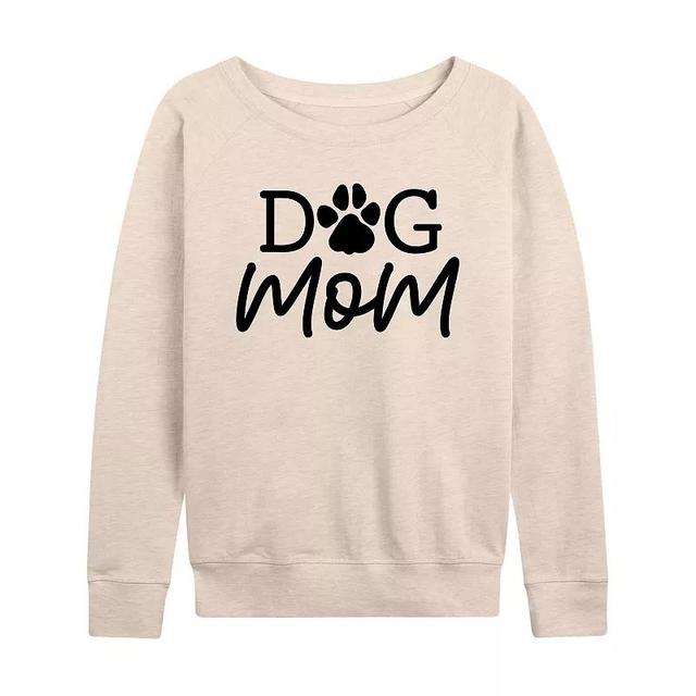 Womens Dog Mom Lightweight French Terry Sweatshirt Product Image