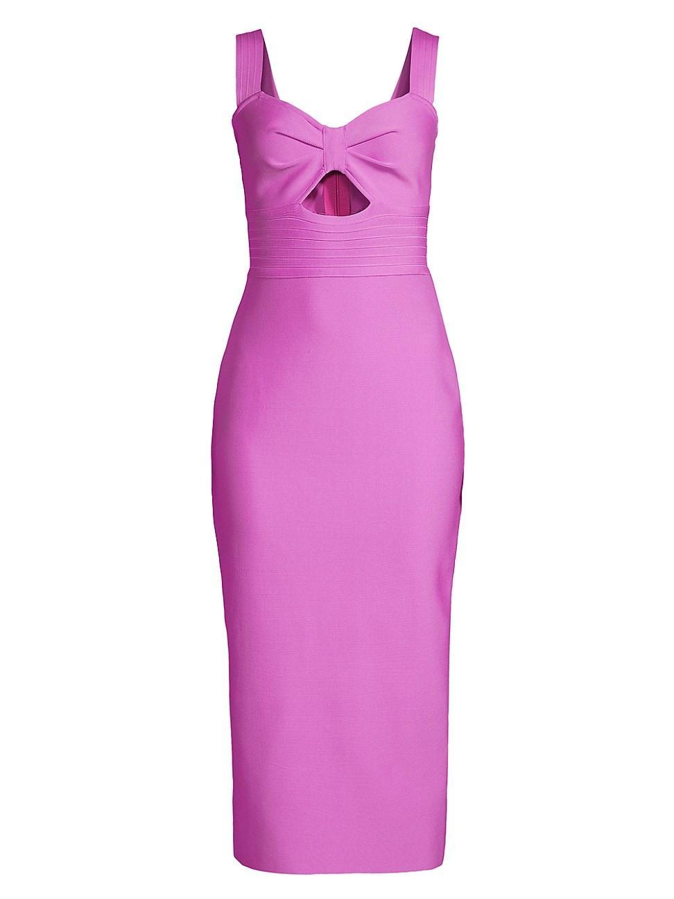 Womens Rosa Sleeveless Cut-Out Midi-Dress Product Image