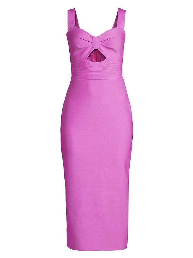 Womens Rosa Sleeveless Cut-Out Midi-Dress Product Image