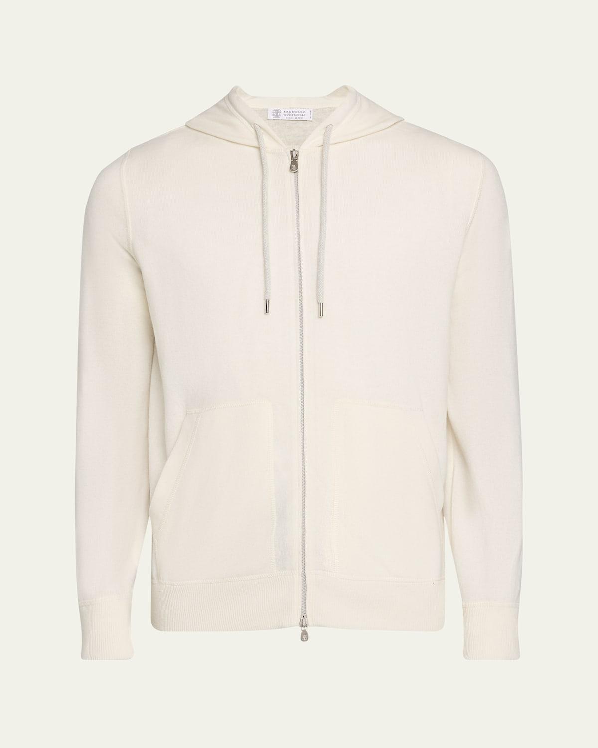 Mens Cashmere Full-Zip Hoodie Product Image